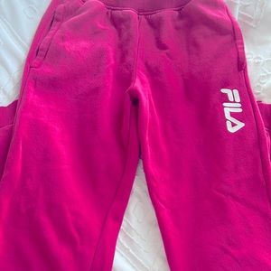 FILA pink sweatpants for kids L (12)